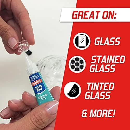 Loctite Glass Glue, Dishwasher Safe, Clear, 2g Bottle (Pack of 3) | Bonds Glass to Metal & Plastic thumbnail 3