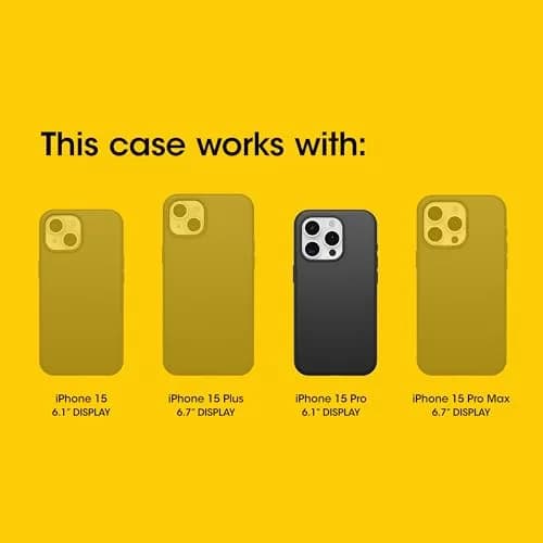 OtterBox OtterGrip Symmetry Series Case for iPhone 15 Pro (Only) - Island Getaway (Green) | Built-in Grip, Snaps to MagSafe, Raised Edges Protect Camera & Screen thumbnail 2