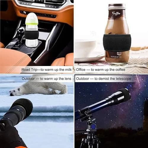 COOWOO USB Lens Heater Warmer Dew Heater Strip with Temperature Regulator | Protects Camera & Telescope Lenses in Humid Conditions thumbnail 8