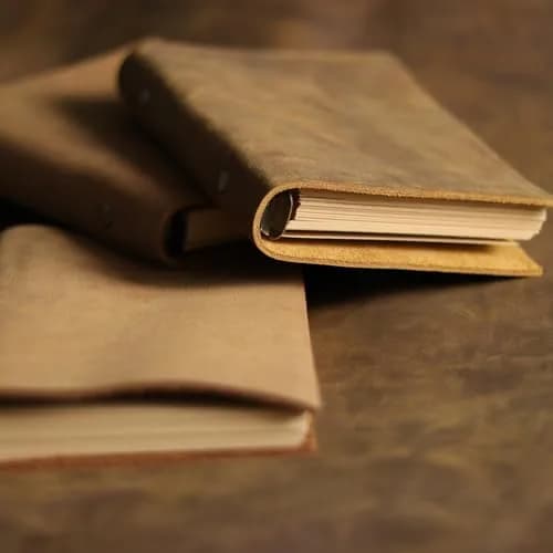 Fishknow A6 Vintage Leather Journal Notebook 18.5cm (7.3") x 12.5cm (5") | Refillable 6-Ring Binder for Planners & Travel thumbnail 7