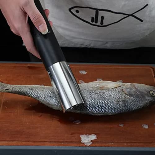 YiDeyuLL Electric Fish Scaler 29.21cm (11.5 inches) Black | Removes Scales Effortlessly thumbnail 6
