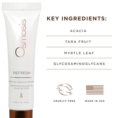 OSMOSIS Revitalizing Eye Cream 0.43 Fl Oz | Supports Puffiness, Lines & Dark Circles thumbnail 4
