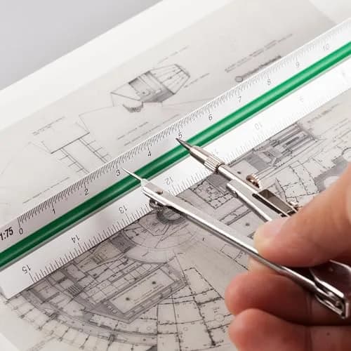 Mr. Pen Architectural Scale Ruler 12 Inch (30 cm) 3-Pack | Precision Drafting Tool for Architects & Engineers thumbnail 7