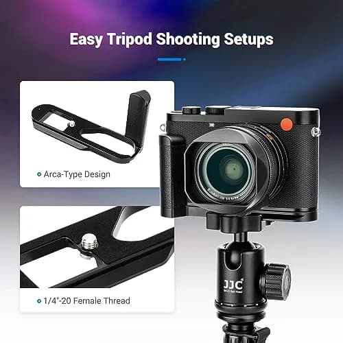 JJC Metal Hand Grip Handgrip L Bracket for Leica Q3/Q3 43 Cameras | Comfortable, Secure Hold thumbnail 5
