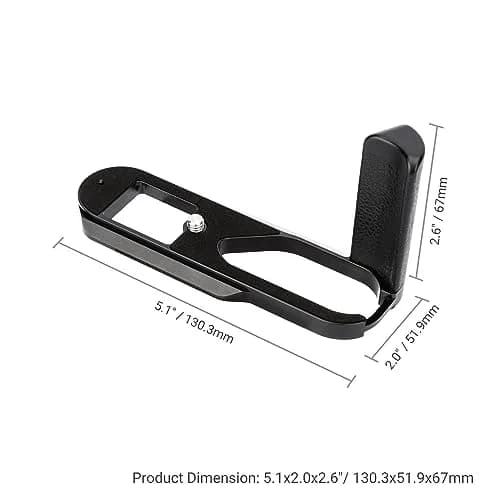 JJC Metal Hand Grip Handgrip L Bracket for Leica Q3/Q3 43 Cameras | Comfortable, Secure Hold thumbnail 7
