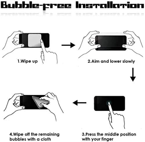 KJYFOANI Tempered Glass Screen Protector for VERTU IVERTU 5G 6.67 Inch | 2 Pack 9H Hardness Clear Bubble Free thumbnail 8