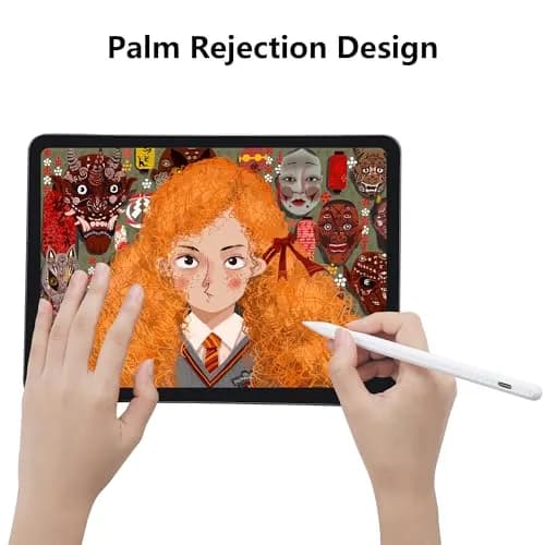 Waiktyne Stylus Pen for iPad Pro 13 inch M4, iPad Air M3 M2, iPad Mini A17 Pro, iPad 11th 10th 9th 8th 7th 6th Gen - White thumbnail 3