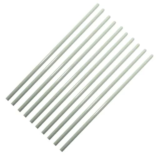 MOKOVI 8mm x 420mm Round Fiberglass Solid Rods | Pack of 10 | High Strength & Corrosion Resistant thumbnail 1