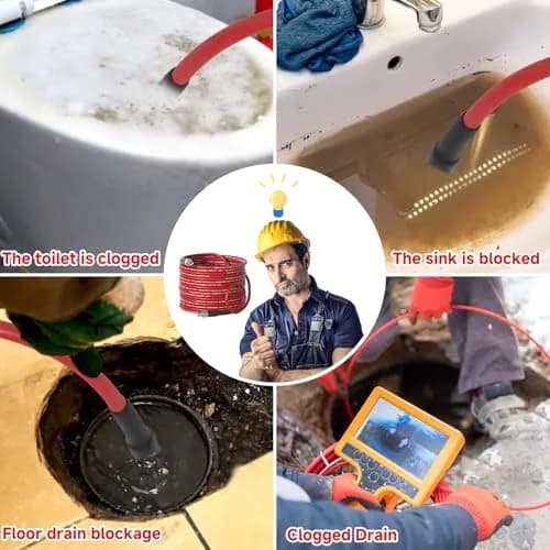YETIANICAL Sewer Jetter Kit for Pressure Washer, 25FT 5800PSI Drain Cleaner with 1/4 Inch Quick Connect Nozzles | For Homeowners & DIYers thumbnail 6