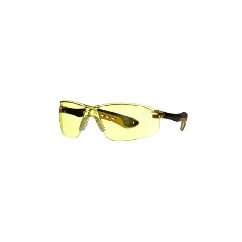 3M Flat Temple Safety Eyewear with Scratch Resistant Lens, Amber Frame, 2-Pair | Impact & UV Protection thumbnail 6