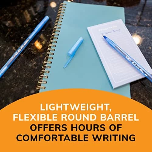 BIC Round Stic Xtra Life Ballpoint Pens Blue 120 Count (Pack of 2) | Smooth Ink Flow for Daily Writing thumbnail 4