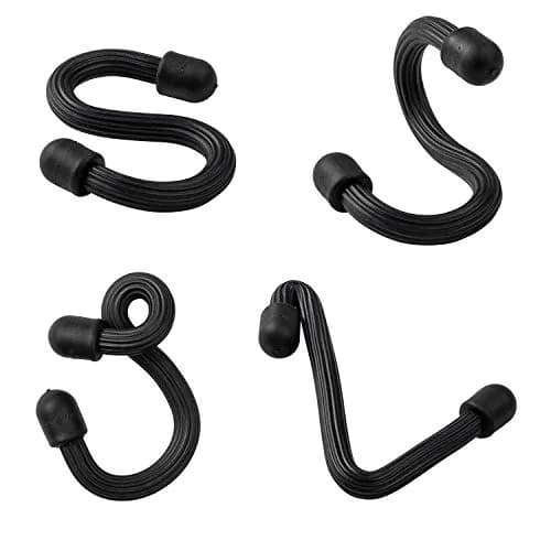 Nite Ize Gear Tie Bendable S-Hook Hanger, Black (Pack of 2) | Modern Closet Organizer thumbnail 3