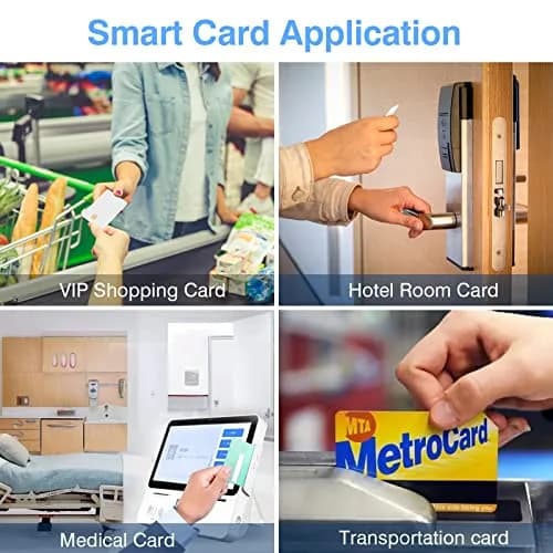 CAETOUNG SLE4442 Chip Cards with HiCo Magnetic Stripe 50 Pack | Standard CR80 PVC ID Cards thumbnail 8
