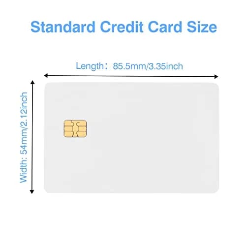 CAETOUNG SLE4442 Chip Cards with HiCo Magnetic Stripe 50 Pack | Standard CR80 PVC ID Cards thumbnail 4