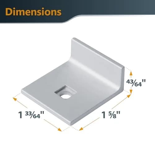 POWERTEC 71821 Bi-Directional Short Stop Kit, 4PK | T-Track Stop Block for Woodworking, Sanding, and Routing thumbnail 8