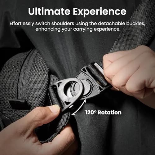 tomtoc Sling Bag Crossbody for Nintendo Switch 2/ROG Ally X | Heavy-Duty 1680D Nylon thumbnail 6