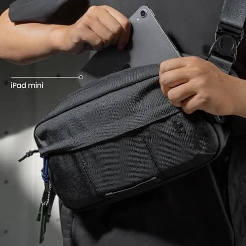 tomtoc Sling Bag Crossbody for Nintendo Switch 2/ROG Ally X | Heavy-Duty 1680D Nylon thumbnail 3
