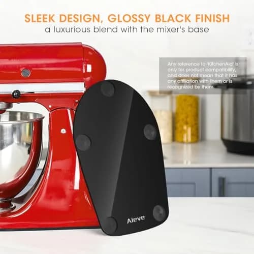Aieve Mixer Slider Mat for KitchenAid 4.5-5 QT Tilt-Head Stand Mixer Accessories | Acrylic Sliding Tray with Felt Bottom thumbnail 7