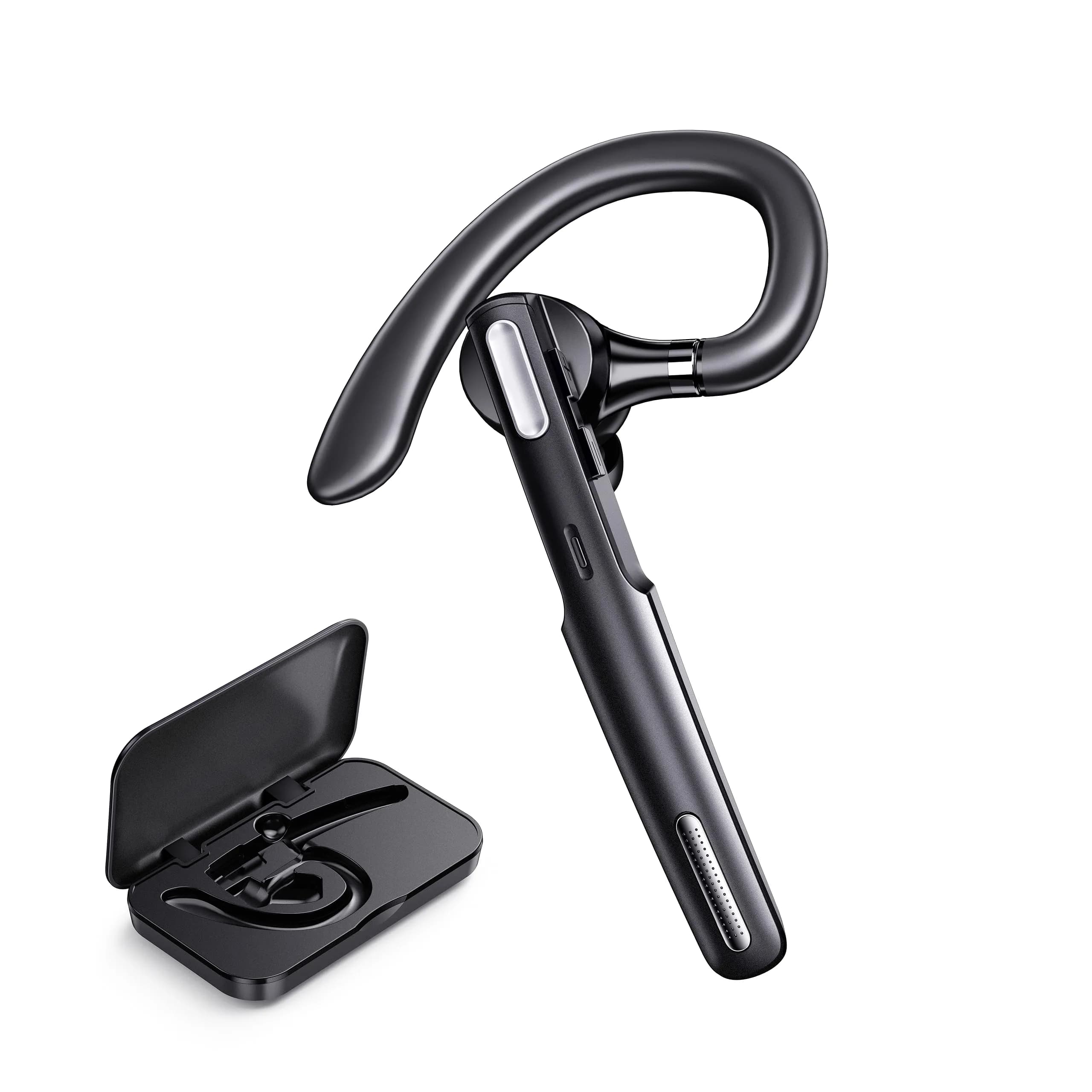 ICOMTOFIT G3 Bluetooth Headset with Mic | 10m Range, 8-10 Hr Talk Time — Black