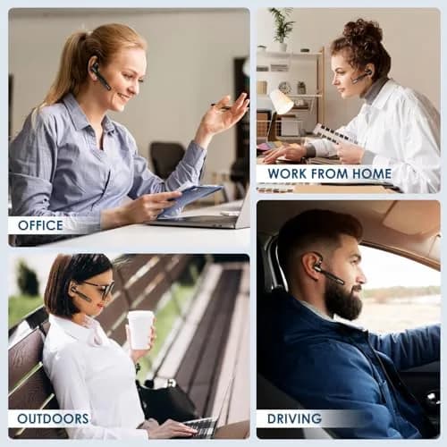 ICOMTOFIT G3 Bluetooth Headset with Mic | 10m Range, 8-10 Hr Talk Time thumbnail 7