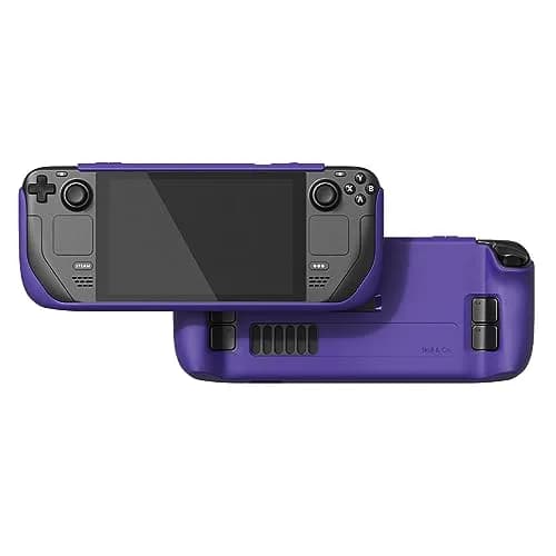 SAVAGE RAVEN GripCase SD for Steam Deck Galactic Purple | Textured Grips, 75° Stand, USB-C Cutout thumbnail 1