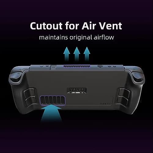 SAVAGE RAVEN GripCase SD for Steam Deck Galactic Purple | Textured Grips, 75° Stand, USB-C Cutout thumbnail 9