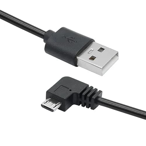 Maixbomr 90 Degree Micro USB Power Cord 3.5M (11FT) | Right Angle Charging Cable for Dash Cams & Devices thumbnail 2