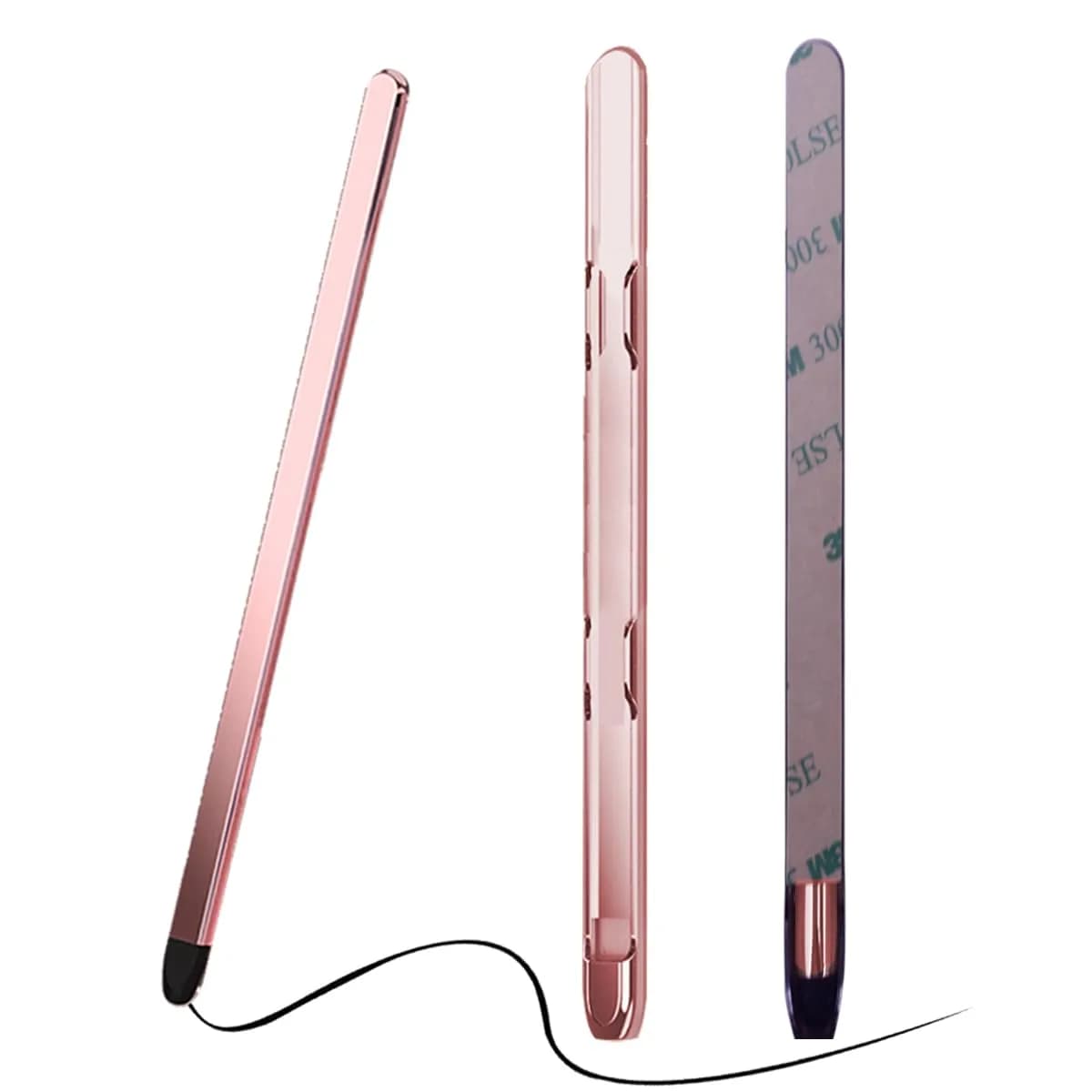 YQODSZ Stylus Pen & S Pen Holder for Samsung Galaxy Z Fold 7/6 / 5 | Slim Silicone Tip, Adhesive, Pink - main product image