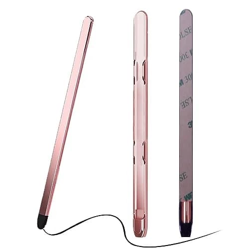 YQODSZ Stylus Pen & S Pen Holder for Samsung Galaxy Z Fold 7/6 / 5 | Slim Silicone Tip, Adhesive, Pink thumbnail 1
