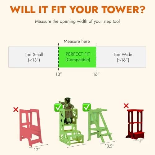 OLYMPÉ STORE Toddler Tower Safety Net Fits 13-16 in Openings | Child Fall Protection thumbnail 2
