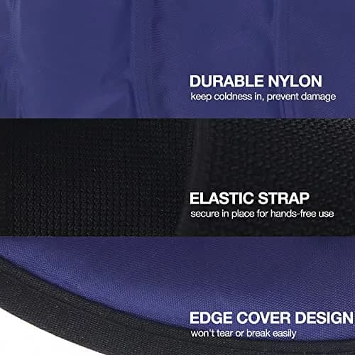 Comfpack Ankle Ice Pack Wrap Heel Ice Pack for Pain Relief, Hot Cold Therapy Cold Pack for Plantar Fasciitis, Achilles Tendonitis, Ankle Sprain, Foot Pain, 2Packs thumbnail 6