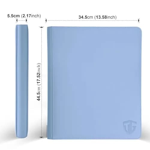 TCGUARD Trading Card Zipper Binder 17.5 x 13.3 inches | Secure 1020 Card Capacity | Waterproof & Shockproof thumbnail 5