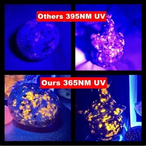 LUXNOVAQ 30W UV Flashlight USB Rechargeable with Filter Lens | 191g (6.7oz) thumbnail 3