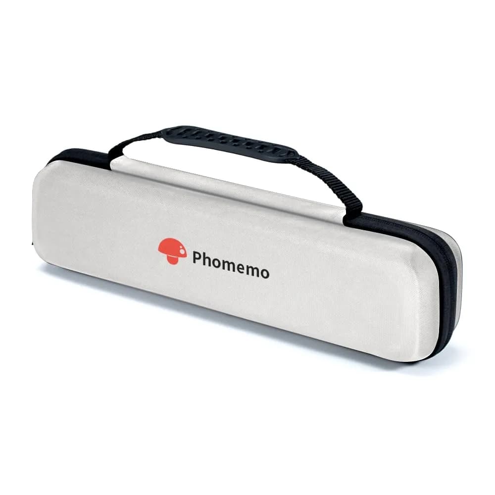 Phomemo M08F Printer White Bag | Portable Thermal Printer Case for Travel