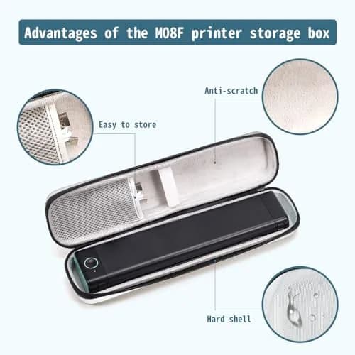 Phomemo M08F Printer White Bag | Portable Thermal Printer Case for Travel thumbnail 4