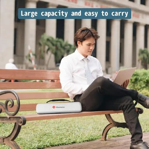 Phomemo M08F Printer White Bag | Portable Thermal Printer Case for Travel thumbnail 6