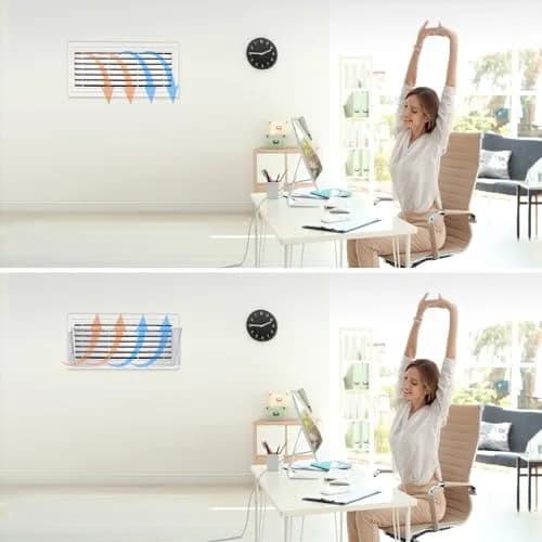YZXTECNIP Adjustable Air Vent Deflector 9” to 14” | Magnetic Heat & Wind Blocker for HVAC thumbnail 7