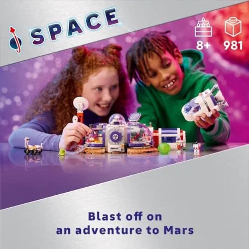 LEGO Friends Mars Space Base and Rocket Set | Science Toy for Pretend Play with 3 Mini-Dolls and Spaceship, Gift for Kids 8+ thumbnail 2