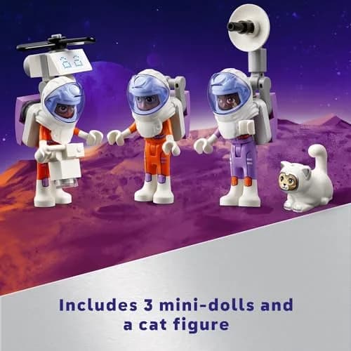 LEGO Friends Mars Space Base and Rocket Set | Science Toy for Pretend Play with 3 Mini-Dolls and Spaceship, Gift for Kids 8+ thumbnail 4