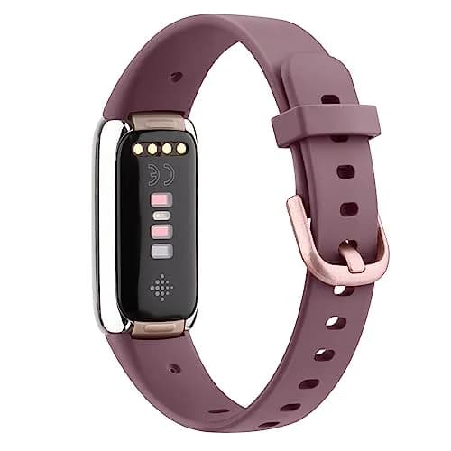 AK Sport Band for Fitbit Luxe Large Smoke Violet | Soft Silicone Replacement Strap thumbnail 5