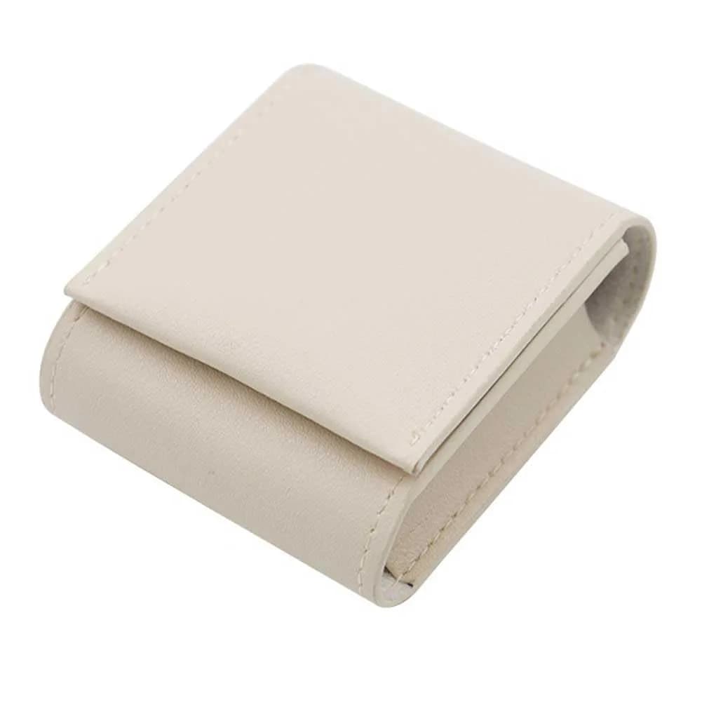Teensery Leather Lipstick Case Portable Lip Gloss Bag Lip Balm Holder Case with Mirror for Women Ladies, 1 Piece | Compact & Durable PU Leather - main product image
