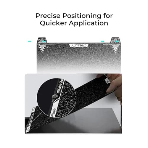 Creality K1 Max Build Plate Kit 315x310mm | Frosted PEI Surface, Magnetic Sticker for K1 Max & Ender 3 Series thumbnail 6