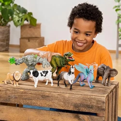 Schleich African Elephant Female Figurine 14.5 cm (5.7 inches) | Realistic Wildlife Toy for Kids Ages 3+ thumbnail 3
