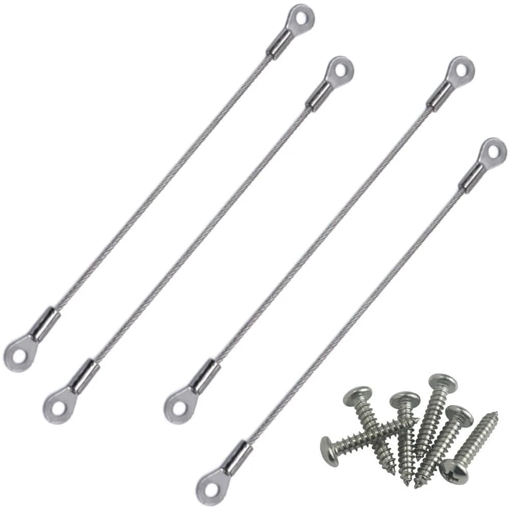 Zangboer Cabinet Door Restraint, Stainless Steel, 8 Inch | Limit Opening Angle & Protect Furniture - main product image