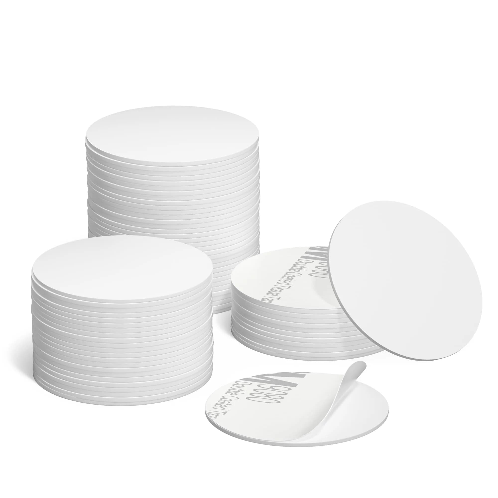 sanpopo NFC Coin Cards 30 pcs | Waterproof PVC, 25mm Diameter, Compatible with TagMo