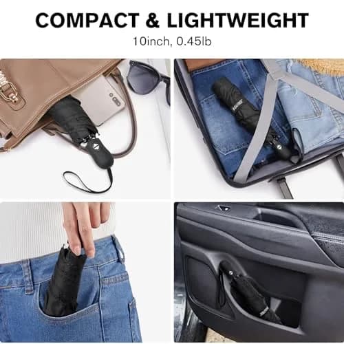 G4Free 40 Inch Travel Compact Umbrella UV Protection Lightweight Waterproof thumbnail 6