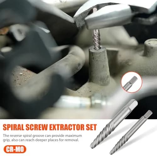 coobeast 26Pcs Bolt Extractor Kit,Left Hand Drill Bit,Easy Out Screw Bolt Extractor | Heavy Duty, Durable & Versatile thumbnail 6