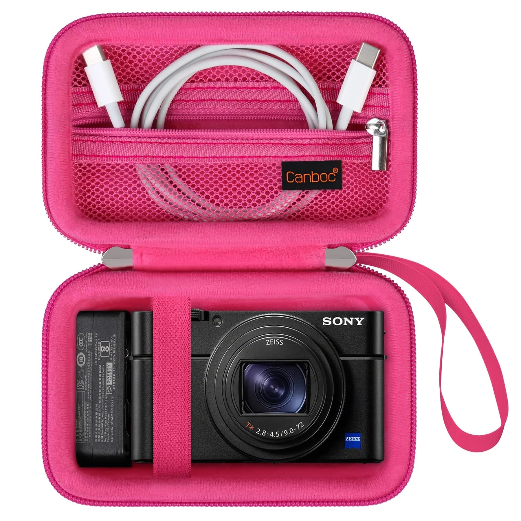 Canboc Pink Carrying Case for Sony RX100 VII/VI/V Camera | Compact & Portable — Rosered