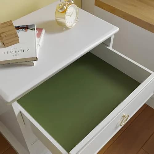 CHIHUT Olive Green Peel and Stick Wallpaper 17.7''x100'' | Self-Adhesive Vinyl Film for Cabinets & Walls thumbnail 6