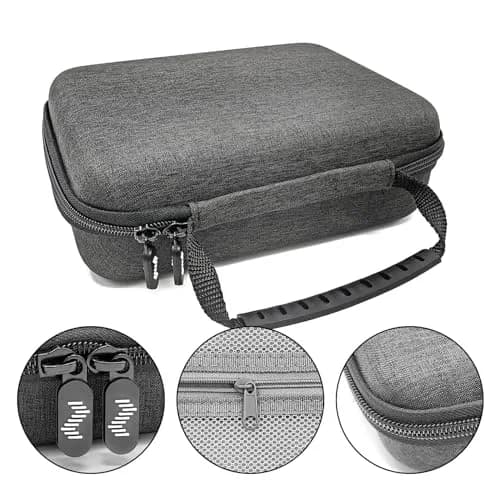 Musiin Premium Velvet Interior HardCase for Zoom G1X Four Pedal | Grey thumbnail 4